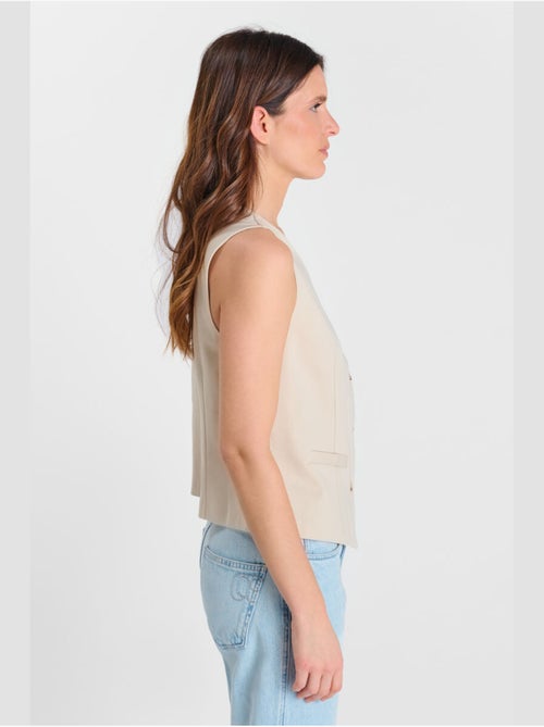 Gilet sans manches carlita 'le temps des cerises' - Kiabi Gilet sans manches carlita 'le temps des cerises' - Kiabi