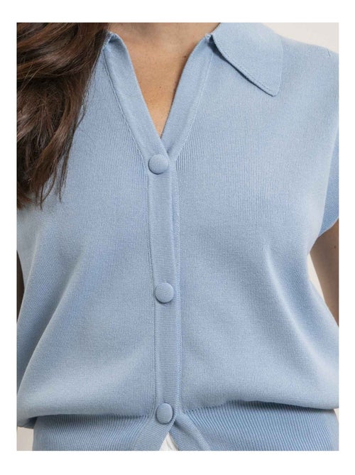 Gilet sans manches col polo FARDA - Kiabi