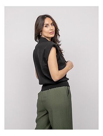 Gilet sans manches col polo FARDA
