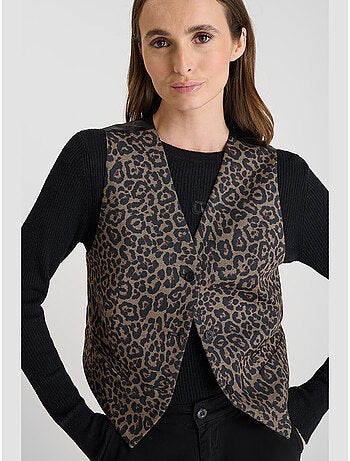 Gilet sans manches COOLEO 'Le Temps Des Cerises'
