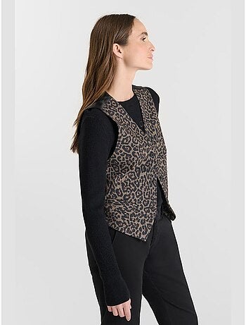 Gilet sans manches COOLEO 'Le Temps Des Cerises'