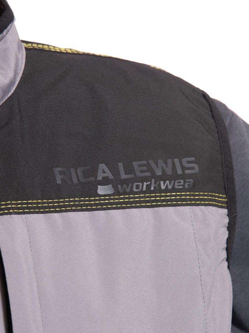 Gilet sans manches coupe-vent ELM 'Rica Lewis' Gris - Kiabi