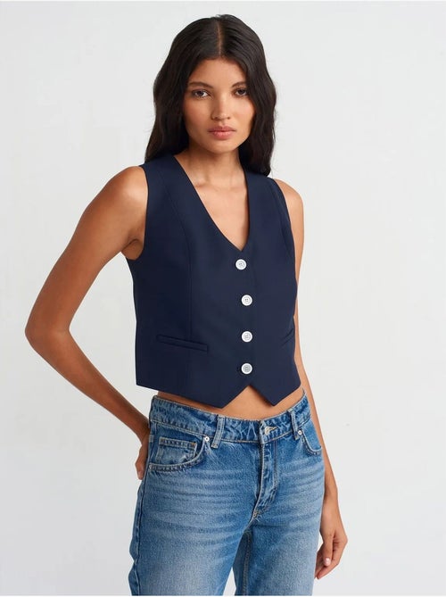 Gilet Sans Manches Court Femme - Kiabi Gilet Sans Manches Court Femme - Kiabi
