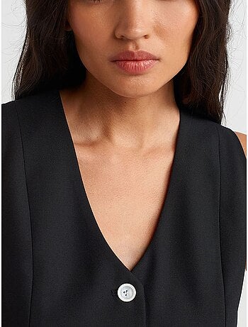 Gilet sans manches court femme dilvin