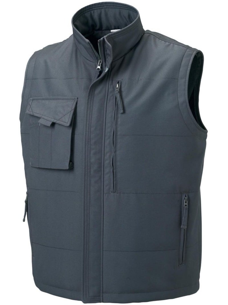 Gilet sans manches de travail - russell Gris - Kiabi