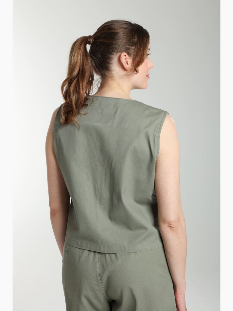 Gilet Sans Manches Delice | Gerard Pasquier Kaki - Kiabi