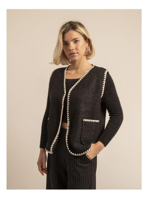 Gilet sans manches effet bouclé KARAH - Kiabi Gilet sans manches effet bouclé KARAH - Kiabi
