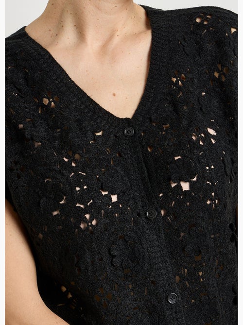 Gilet sans manches effet crochet - afibel - Kiabi