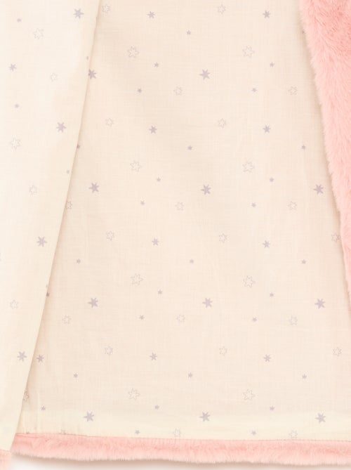 Gilet sans manches en fausse fourrure - Kiabi