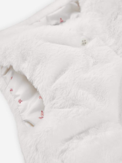 Gilet sans manches en peluche douce - Kiabi