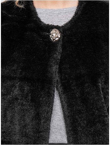 Gilet sans manches fausse fourrure ulla