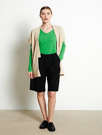 Gilet sans manches femme 100% cachemire - RIA 4