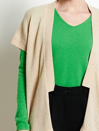 Gilet sans manches femme 100% cachemire - RIA 4