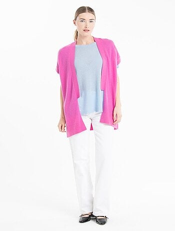 Gilet sans manches femme 100% cachemire - RIA 4