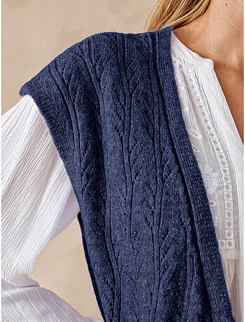 Gilet sans manches femme 5% laine - DAXON