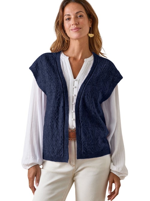 Gilet sans manches femme 5% laine - DAXON - Kiabi