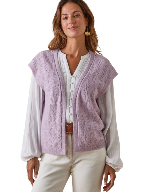 Gilet sans manches femme 5% laine - DAXON - Kiabi