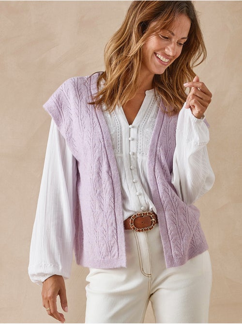 Gilet sans manches femme 5% laine - DAXON - Kiabi