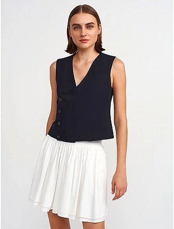 Gilet Sans Manches Femme À Col V