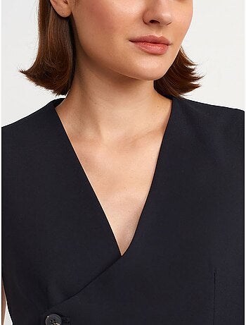 Gilet Sans Manches Femme À Col V