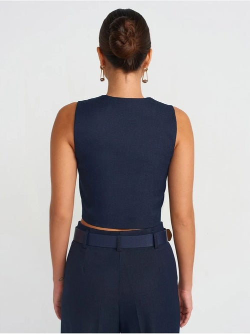 Gilet Sans Manches Femme Court Ajusté - Kiabi Gilet Sans Manches Femme Court Ajusté - Kiabi