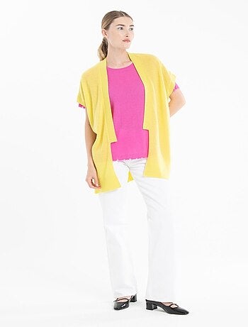 Gilet sans manches femme en cachemire - RIA 4