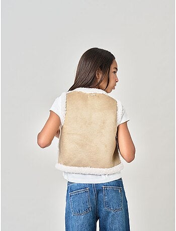 Gilet sans manches fille 'deeluxe'