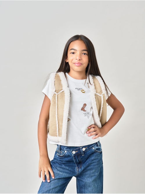 Gilet sans manches fille 'deeluxe' - Kiabi Gilet sans manches fille 'deeluxe' - Kiabi