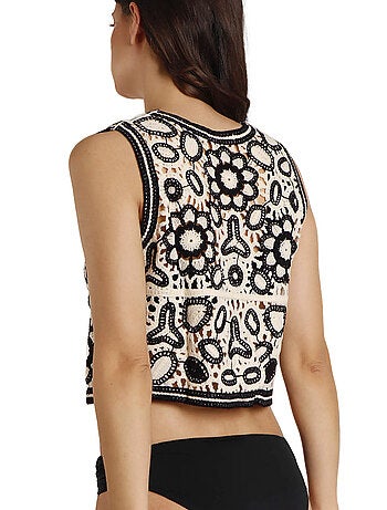 Gilet sans manches Flores