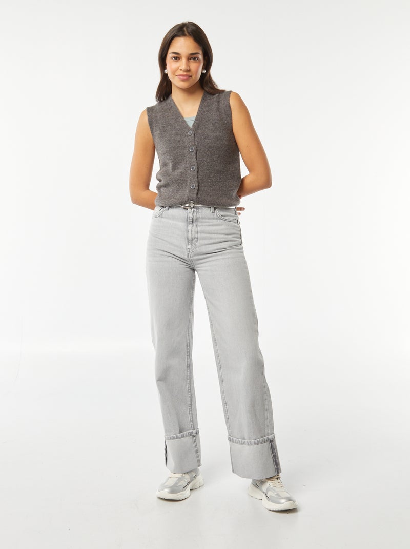 Gilet sans manches GRIS - Kiabi