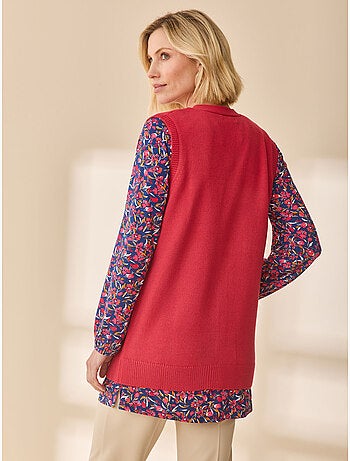 Gilet sans manches maille ajourée - DAXON
