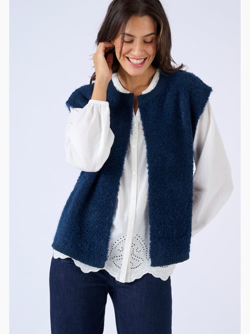 Gilet sans manches maille bouclette - Damart - Kiabi Gilet sans manches maille bouclette - Damart - Kiabi