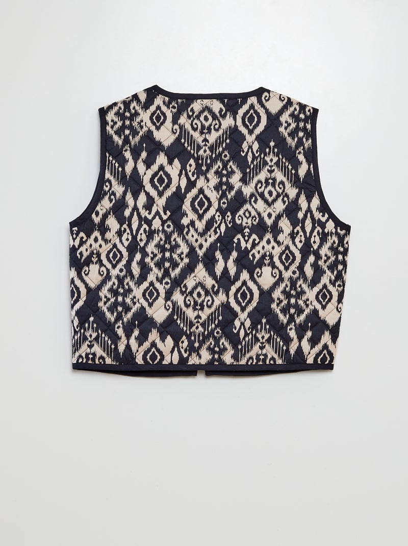 Gilet sans manches matelassé avec imprimé 'JDY' GRIS - Kiabi