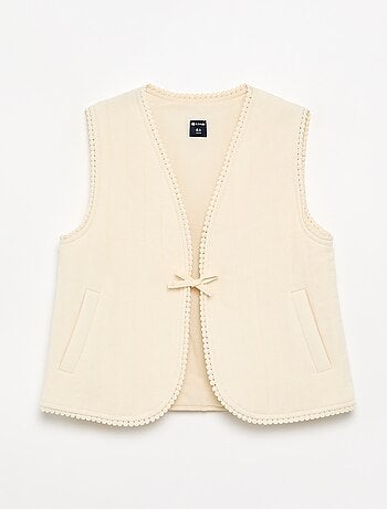 Gilet sans manches matelassé