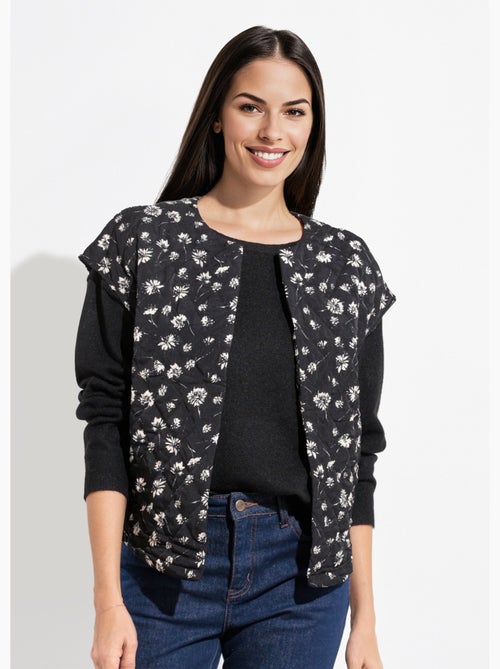 Gilet sans manches matelassé surpiqûres - afibel - Kiabi Gilet sans manches matelassé surpiqûres - afibel - Kiabi