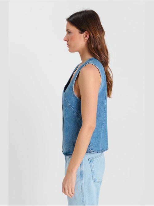 Gilet sans manches melora 'le temps des cerises' - Kiabi Gilet sans manches melora 'le temps des cerises' - Kiabi