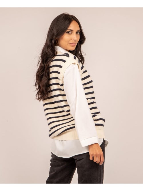 Gilet sans manches rayures KILISS - Kiabi