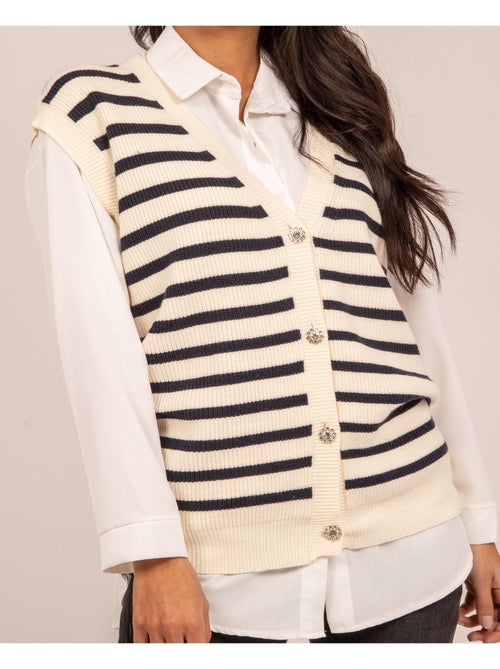 Gilet sans manches rayures KILISS - Kiabi