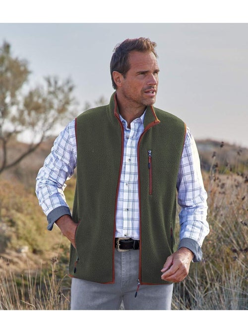 Gilet Sans Manches Sherpa   - ATLAS FOR MEN - Kiabi