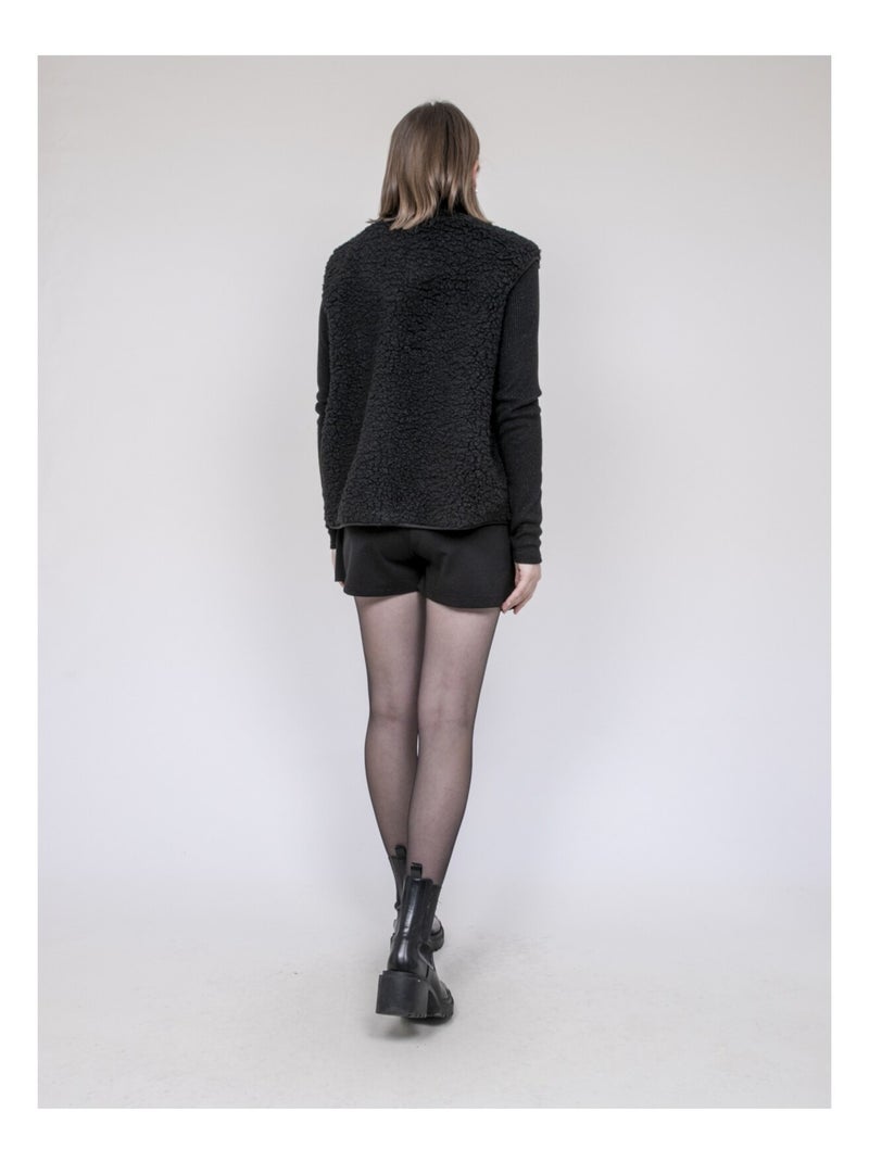 Gilet sans manches sherpa udolma Noir - Kiabi