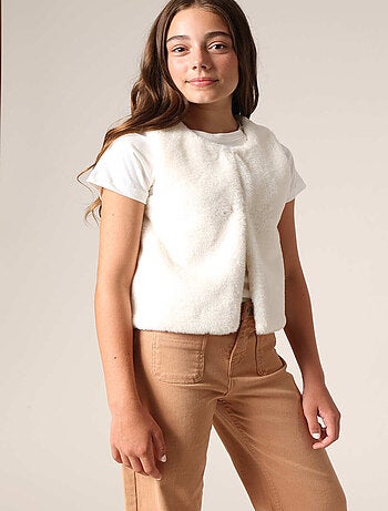 Gilet sans manches ultra doux imitation fourrure
'Deeluxe'