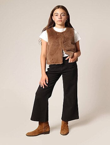 Gilet sans manches ultra doux imitation fourrure
'Deeluxe'