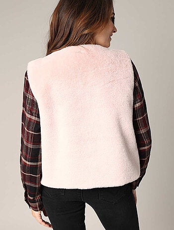 Gilet sans manches ultra doux imitation fourrure
'Deeluxe'