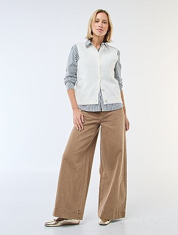 Gilet sans manches uni