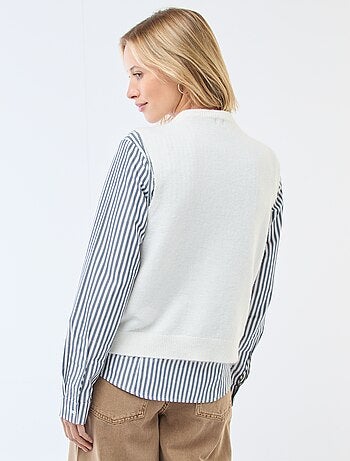 Gilet sans manches uni