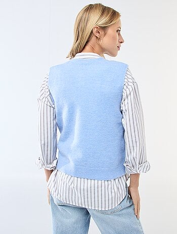 Gilet sans manches uni