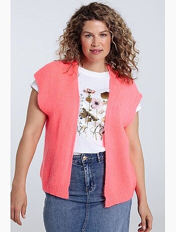 Gilet sans manches uni PAPRIKA