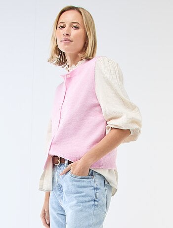 Gilet sans manches uni