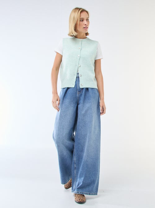 Gilet sans manches uni - Kiabi