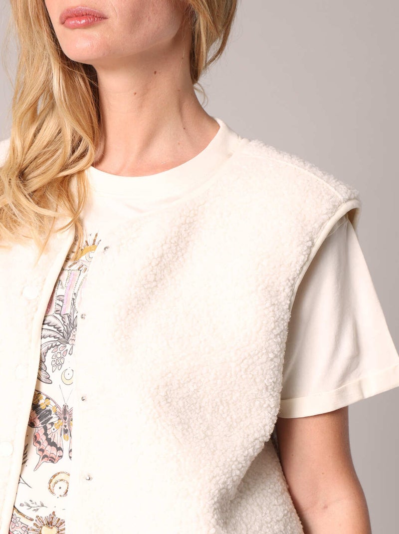 Gilet Sans Manches Avec Une Touche Folk SVANY - La Redoute